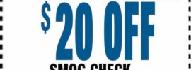 Smog Check Coupon Whittier