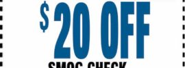 Smog Check Coupon Whittier